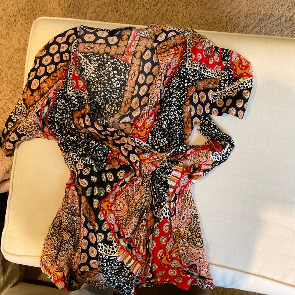 Berksha Wrap Dress- Size SMALL